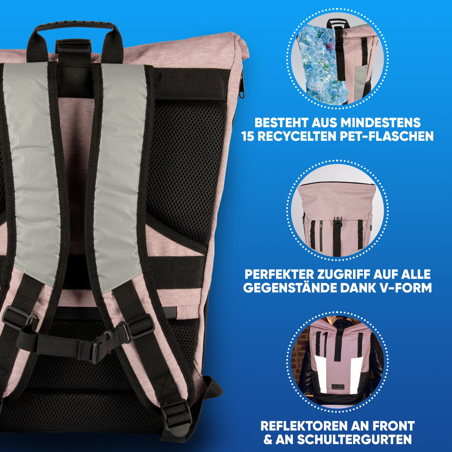 Invilus Rolltop Luminate – Rosa