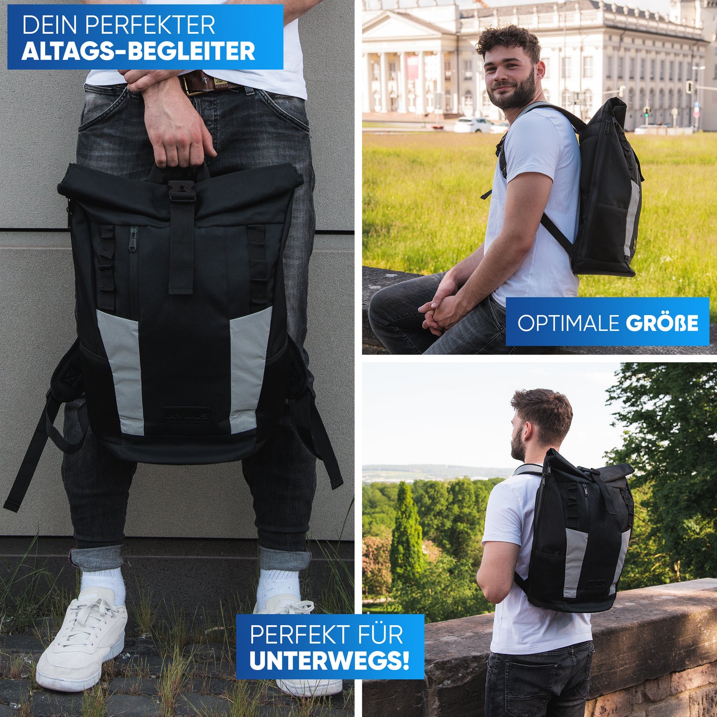 Invilus Rolltop Luminate – Schwarz