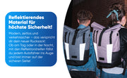 Rolltop Rucksack [20L bis 25L] recycelt und reflektierend [grau]