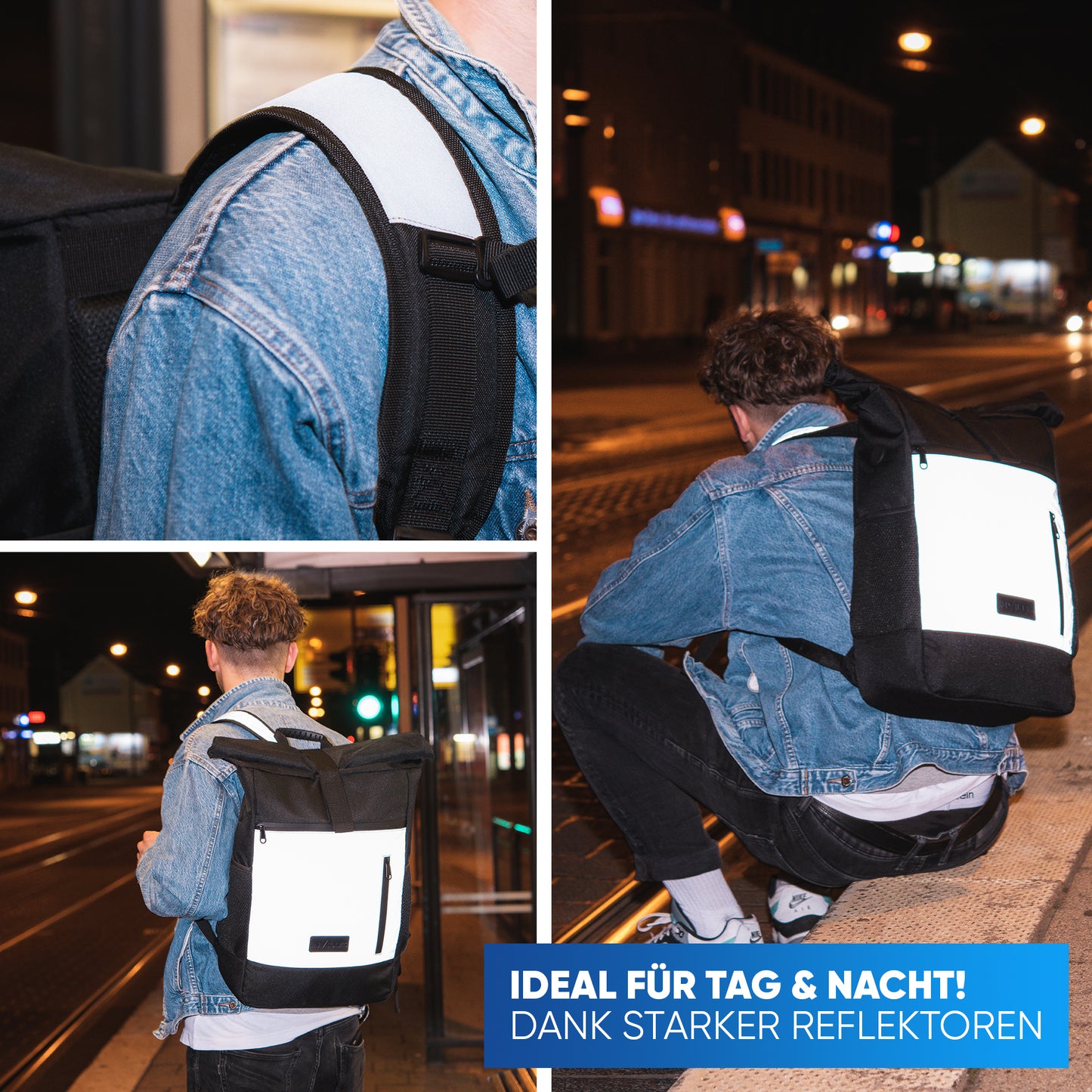 Invilus Rolltop Luminate Max – Schwarz