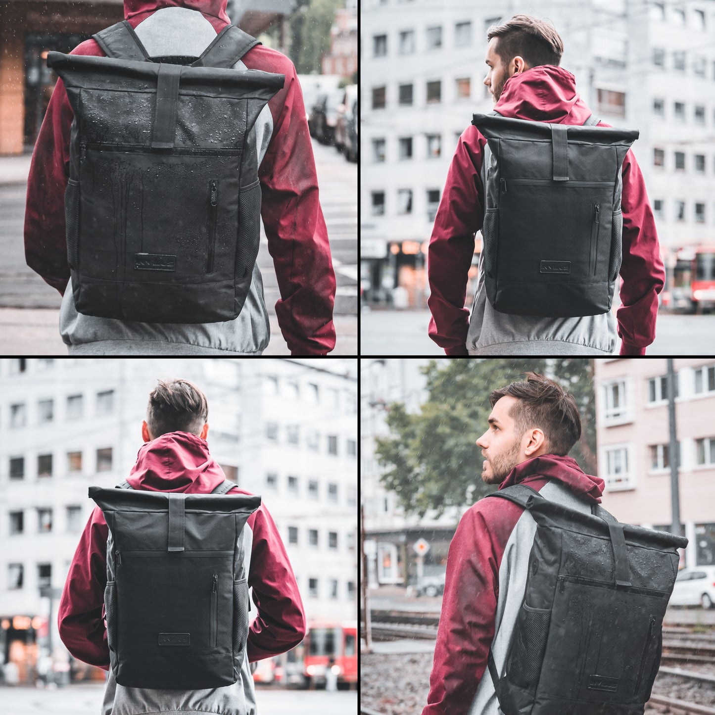 Invilus Rolltop – Schwarz